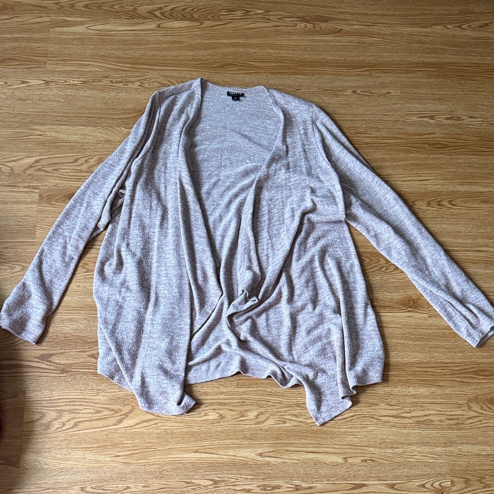 Torrid Light Tan Cardigan Sweater